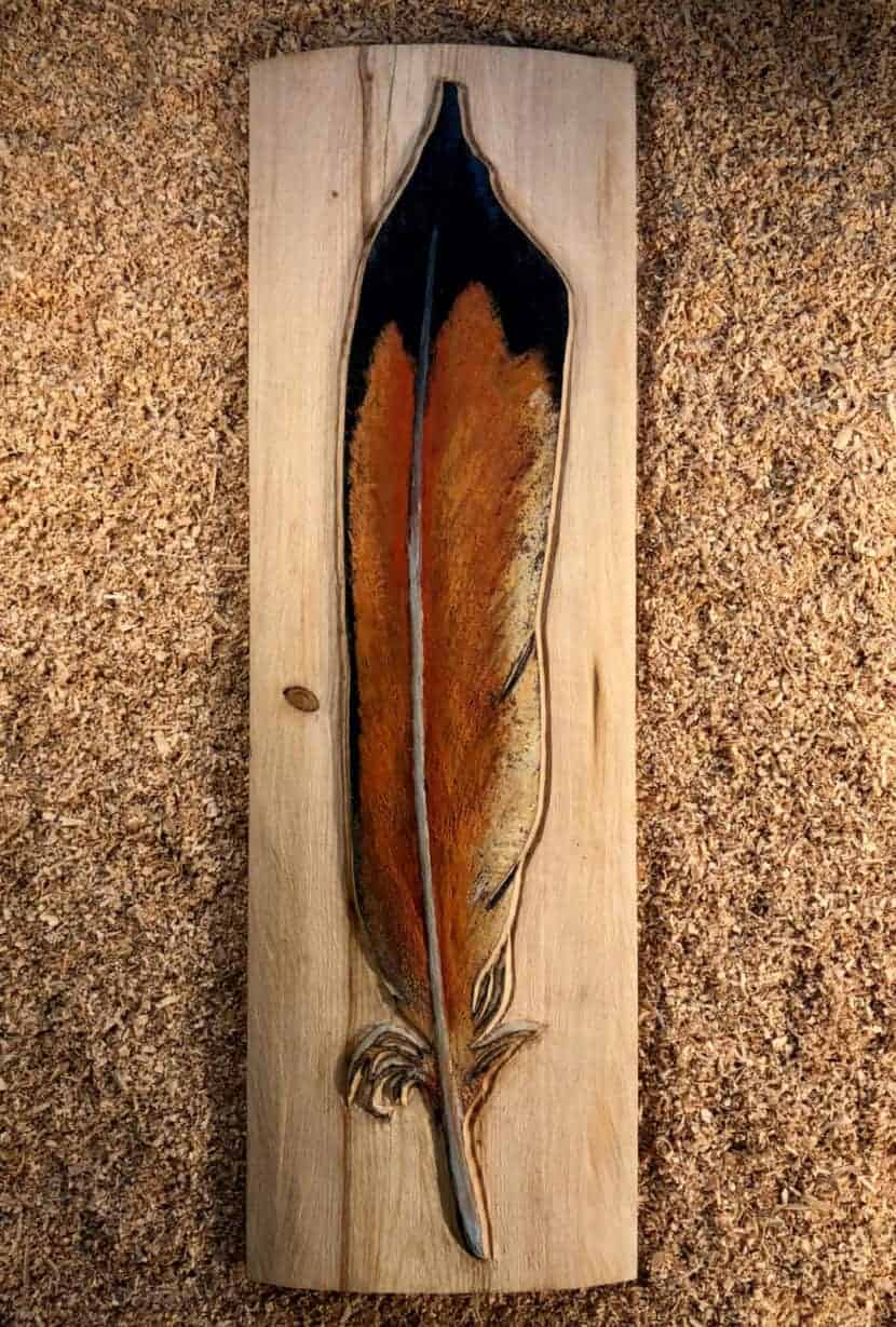 Flicker Feather Carving - Rick Herdman